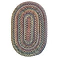 thumbnail image 1 of Colonial Mills 6' Red, Blue, and Yellow Braided Round Area Throw Rug, 1 of 3