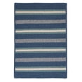 thumbnail image 1 of 12' Blue and Green Square Striped Braided Area Rug, 1 of 3
