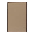 thumbnail image 1 of 10' x 14' Brown and Tan All Purpose Handcrafted Reversible Rectangular Outdoor Area Throw Rug, 1 of 2