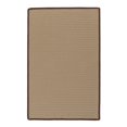 thumbnail image 1 of 9' x 12' Brown and Tan All Purpose Handcrafted Reversible Rectangular Outdoor Area Throw Rug, 1 of 2