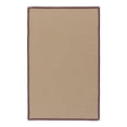 thumbnail image 1 of 9' x 12' Maroon and Tan All Purpose Handcrafted Reversible Rectangular Outdoor Area Throw Rug, 1 of 2
