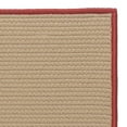 thumbnail image 1 of Colonial Mills 2' x 3' Brown and Red All Purpose Handcrafted Reversible Rectangular Outdoor Area, 1 of 2
