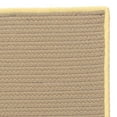 thumbnail image 1 of 7' x 10' Brown and Yellow All Purpose Handcrafted Reversible Rectangular Outdoor Area Throw Rug, 1 of 2