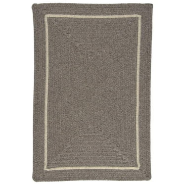 Colonial Mills Shear Natural - Rockport Gray 3' square