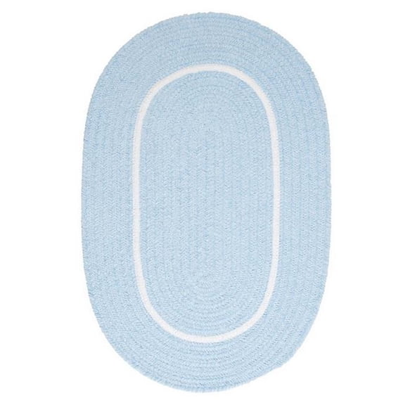 Colonial Mills Silhouette Braided Blue Area Rug 10x13