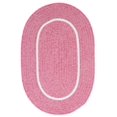 thumbnail image 1 of Colonial Mills Silhouette Braided Pink Area Rug 2x6, 1 of 9