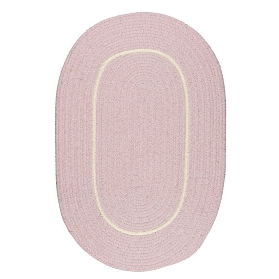 Colonial Mills Silhouette Braided Pink Area Rug 2x8