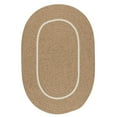 thumbnail image 1 of Colonial Mills 4' Beige and White Round Area Throw Rug, 1 of 2
