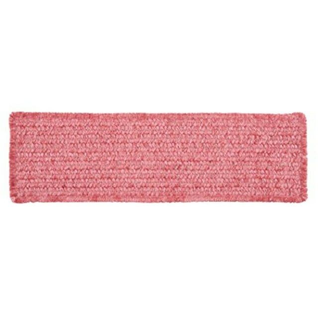 Colonial Mills Simple Chenille Braided Pink Area Rug 8"x28"