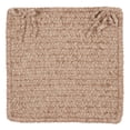 thumbnail image 1 of Colonial Mills Set of 4 Light Brown Handmade Braided Chair Pad 15", 1 of 2