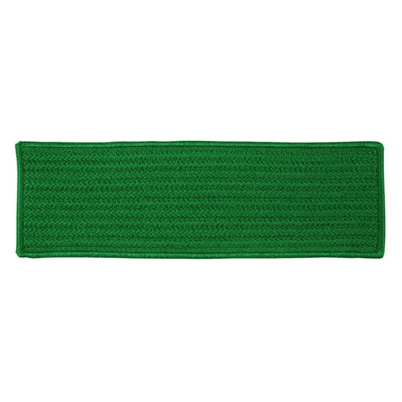 Colonial Mills H910A008X028SX 8 x 28 in. Simple Home Leaf Green Stair Tread Rug