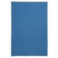 thumbnail image 1 of Colonial Mills 2' x 4' Azure Blue Rectangular Reversible Braided Area Rug, 1 of 2