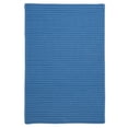 thumbnail image 1 of Colonial Mills 3' x 5' Azure Blue Rectangular Reversible Braided Area Rug, 1 of 2