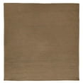 thumbnail image 1 of 6' Coffee Brown Square Area Throw Rug, 1 of 2