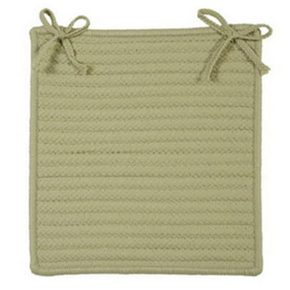 Colonial Mills  Simply Home Solid - Celery Chair Pad - Set of 4