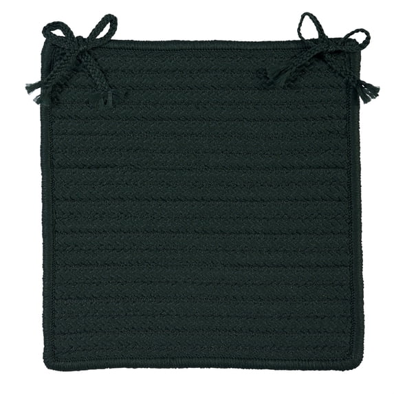 Colonial Mills 15" Pine Green Handmade Braided Chair Pad