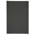 thumbnail image 1 of 2' x 4' Gray Rectangular Braided Area Throw Rug, 1 of 2