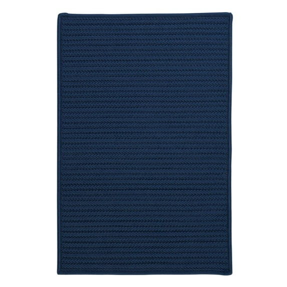 Colonial Mills 2' x 8' Jasmine Blue Handmade Braided Rectangular Area Throw Rug Runner