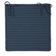 thumbnail image 1 of Set of 4 Blue Handmade Braided Chair Pad 15", 1 of 2