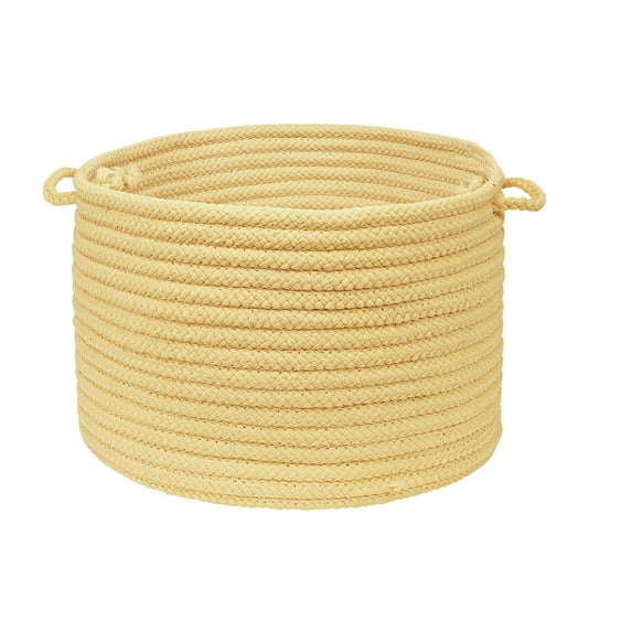 Simply Home Solid Pale Banana 18"x12" Utility Basket