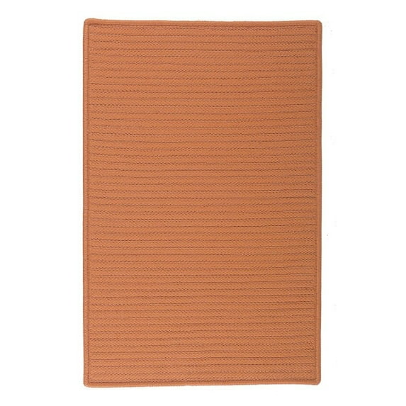 Colonial Mills 2' x 8' Rust Orange Rectangular Braided Area Throw Rug