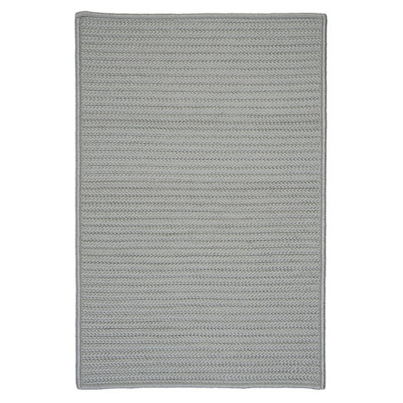 Colonial Mills 5' x 8' Shadow Gray Handmade Braided Rectangular Area Throw Rug