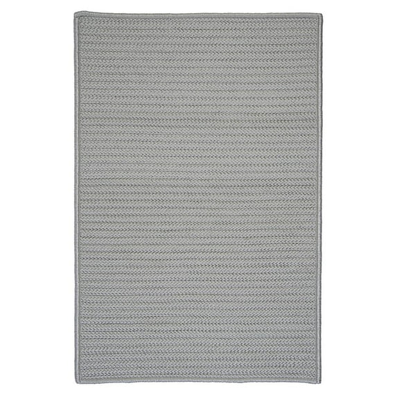 Colonial Mills 6' Shadow Gray Handmade Braided Square Area Throw Rug