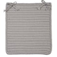 thumbnail image 1 of Colonial Mills Simply Home Solid Braided Gray Area Rug 15"x15", 1 of 2