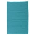 thumbnail image 1 of Colonial Mills 7' x 9' Turquoise Blue Rectangular Braided Area Throw Rug, 1 of 2