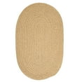 thumbnail image 1 of Colonial Mills 2' x 10' Pale Yellow Oval Handmade Braided Area Runner Throw Rug, 1 of 2