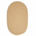 thumbnail image 1 of Colonial Mills 2' x 12' Pale Yellow Oval Handmade Braided Area Runner Throw Rug, 1 of 2
