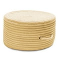 thumbnail image 1 of Colonial Mills Solid Chenille Pouf Pale Banana 20x11, 1 of 1