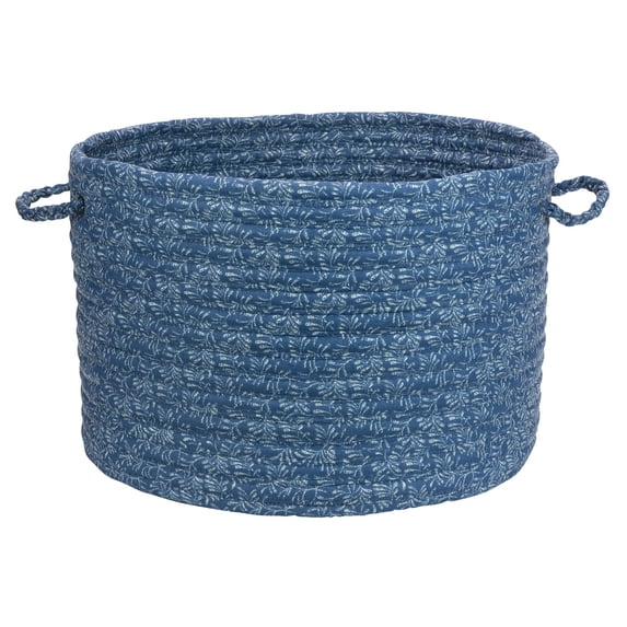 Solid Fabric Basket - Bold Blue 18"x12"
