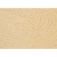 thumbnail image 1 of 2' x 5' Yellow Oval Handmade Braided Area Runner Throw Rug, 1 of 2