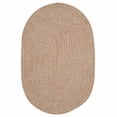 thumbnail image 1 of Colonial Mills 5' x 8' Brown Oval Handmade Braided Area Throw Rug, 1 of 3