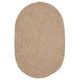 thumbnail image 1 of Colonial Mills 7' x 9' Brown Oval Handmade Braided Area Throw Rug, 1 of 3