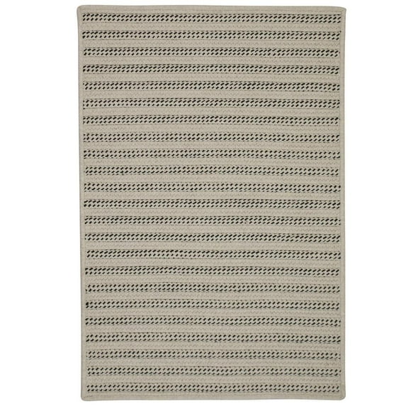 Colonial Mills Rug OO19SAMPLES Sunbrella Booth Bay - Black sample swatch