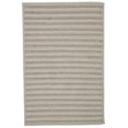 thumbnail image 1 of 8' x 10' Natural Brown Striped Handmade Braided Rectangular Area Throw Rug, 1 of 2