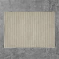 thumbnail image 1 of 6' x 9' Gray and Beige Striped Handmade Braided Rectangular Area Throw Rug, 1 of 2