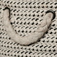 thumbnail image 1 of Sunbrella Sandstorm Woven Hampers - Black 15"x15"x18", 1 of 3