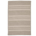 thumbnail image 1 of Colonial Mills 6' x 9' Ash Gray Striped Handmade Braided Rectangular Area Throw Rug, 1 of 3