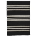 thumbnail image 1 of Colonial Mills 8' x 10' Black Striped Handmade Braided Rectangular Area Throw Rug, 1 of 2
