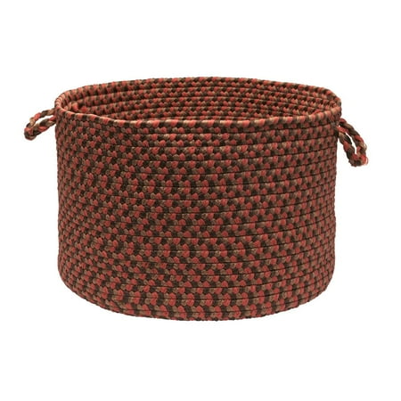 Colonial Mills Tiburon- Rusted Rose 18"x12" Utility Basket
