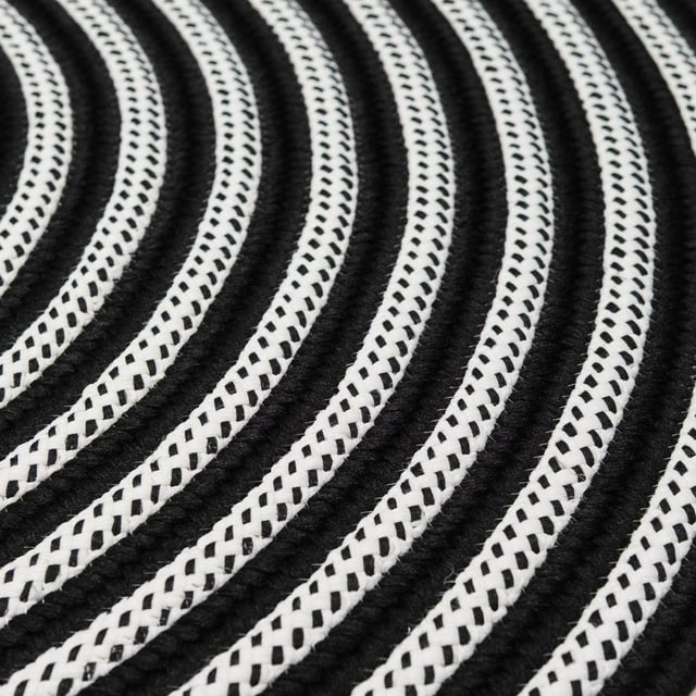 Colonial Mills Tiki Spiral Doormats - Ink Drop  70” x 70”