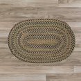 thumbnail image 1 of Colonial Mills 2' x 10' Palm Green and Beige Handcrafted Oval Braided Runner Rug, 1 of 2