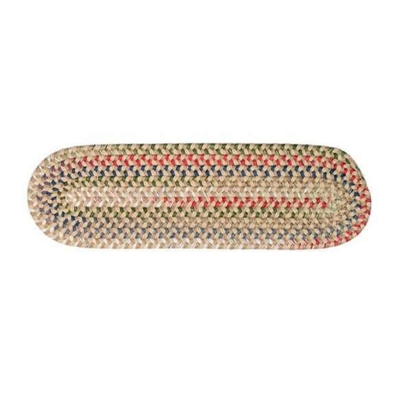 Colonial Mills WA97A008X028X 8 x 28 in. Wayland Stair Tread Mats, Natural