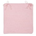 thumbnail image 1 of 2' x 5' Blush Pink Handmade Braided Reversible Rectangular Runner Rug, 1 of 4
