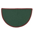 thumbnail image 1 of Colonial Mills 18" x 30" Green and Red Slice Handmade Braided Hearth Rug, 1 of 2