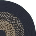 thumbnail image 1 of Colonial Mills 9' Navy Blue and Tan All Purpose Handcrafted Reversible Round Outdoor Area Throw Rug, 1 of 3