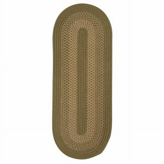 Colonial Mills Winterhold Indoor/Outdoor Braided Runner Rug Palm 2X10 10' Runner